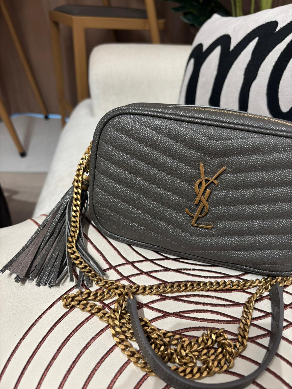 YSL Lou Lou Mini Camera Bag 100%Authentic, 98%New ✅Dust bag