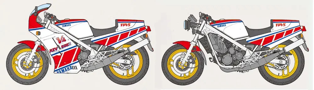 1/12 Yamaha RZV500R