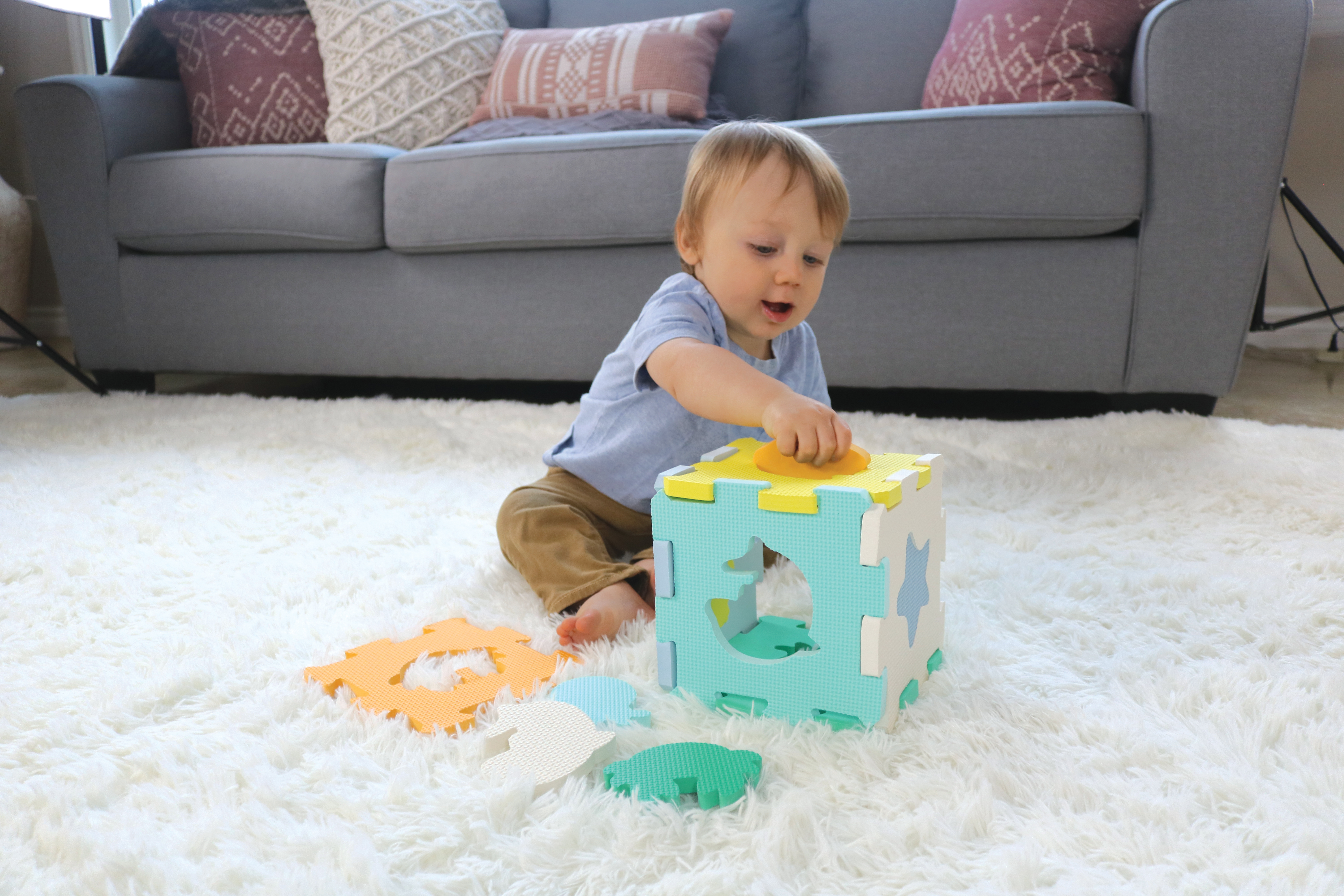 感官拼圖遊戲　Sensory Puzzle Foam Mat