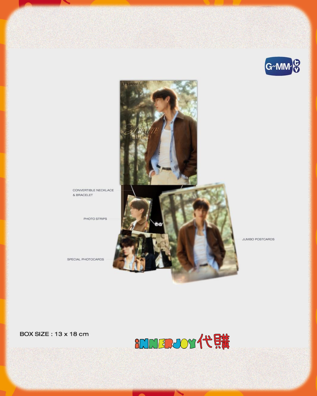 預購 | PondPhuwin - Phuwin 新單曲《 A MINUTE 》官方寫真卡套裝 Photo Set