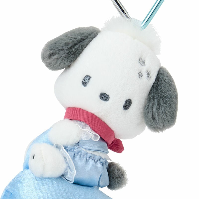 現貨｜Sanrio Pochacco PC狗 閃亮海豚系列 日版 吊飾 毛公仔 連心形扣 (13334-5)