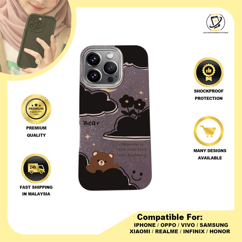 BLING CASE PHONE FOR IPHONE - DESIGN BEAR D