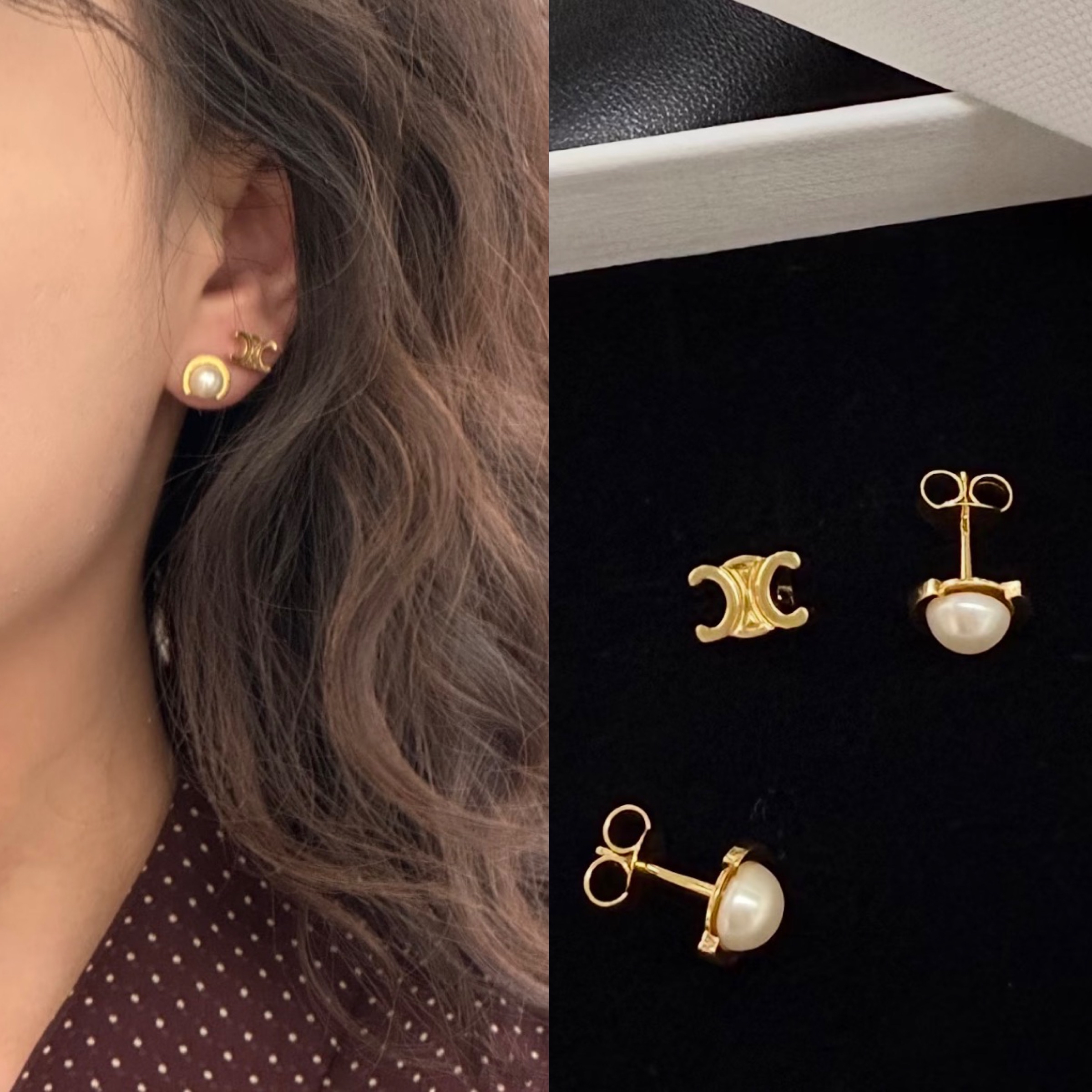 限時優惠😍訂貨📮Celine Triomphe 1set3件耳環