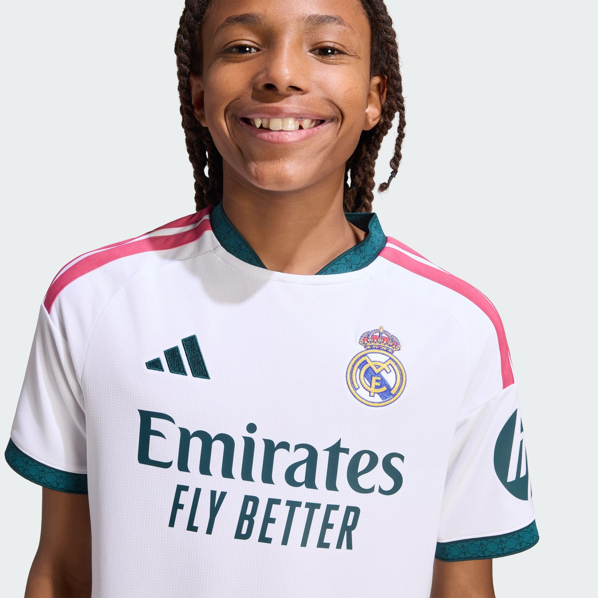 👑💎好比皇冠上鑽石與珍珠 Adidas Real Madrid 皇家馬德里 2026-27 主場童裝球迷版球衣 (可加印字章) JN8887