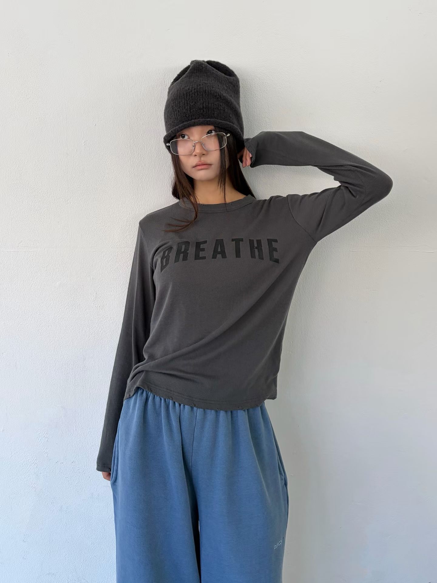221678 “BREATHE” 洗水長䄂薄Tee