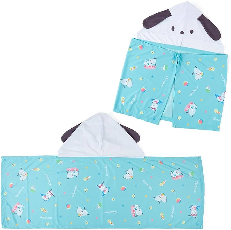 🎌日本直送🎌Sanrio 卡通 涼感斗篷帽 防曬衣 速乾透氣涼感 戶外遮陽