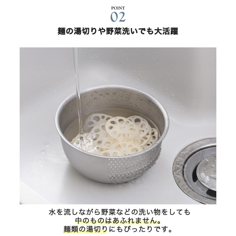 🔥🔥【日本製《吉川》不鏽鋼洗米專用瀝水盆 18cm】