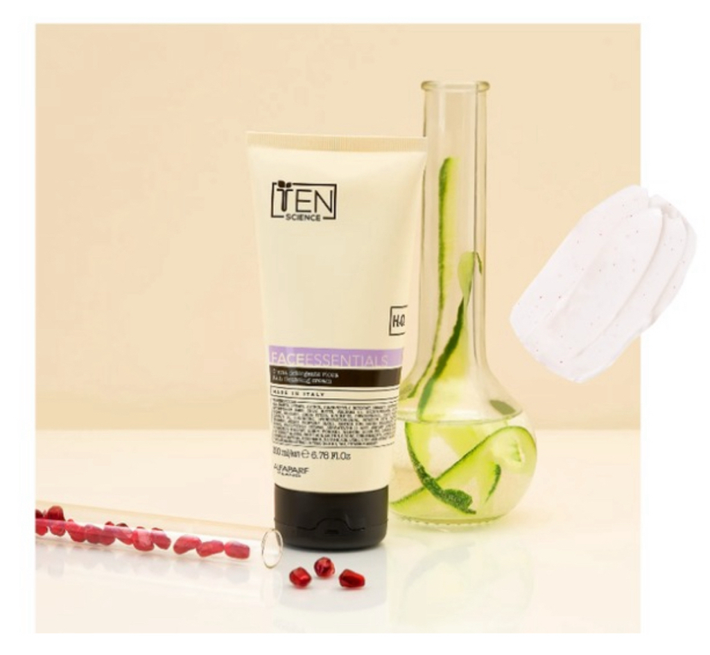意大利TEN SCIENCE  FACEESSENTIAL 清新水嫩潔膚系列抗氧保濕潔面霜 200ml 煥活雙效保濕噴霧200ml