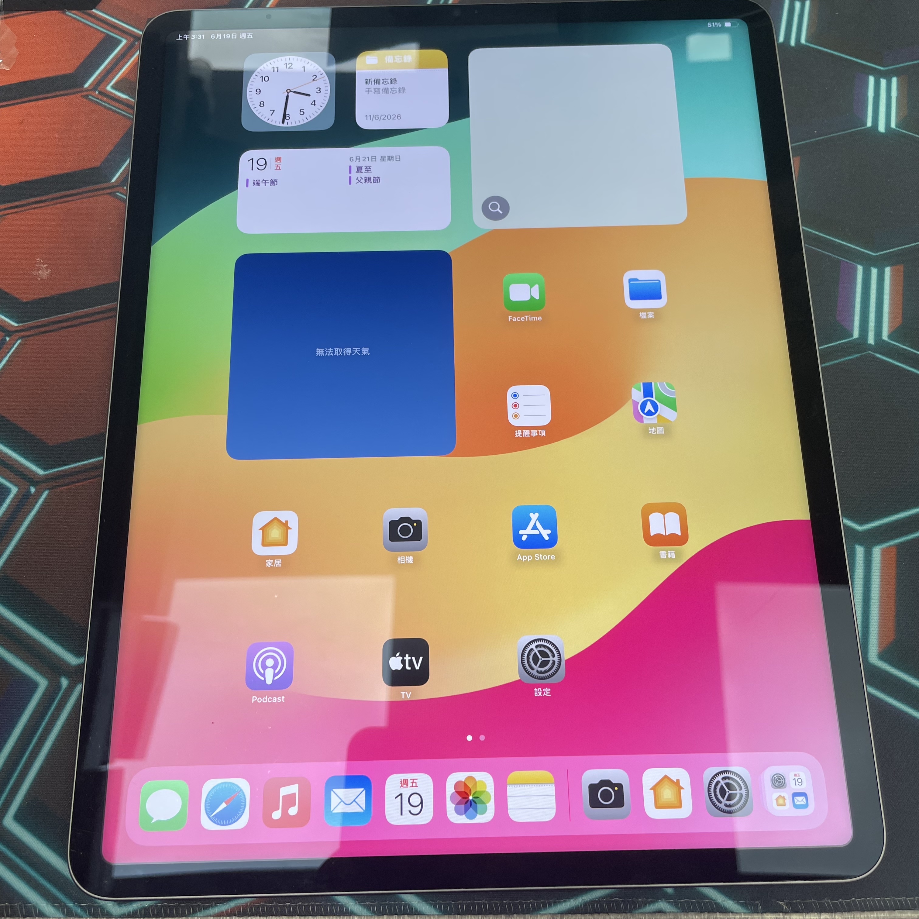 *680296 iPad Pro 5 12.9吋 M1 完美機 128GB WIFI版 灰色 gray 