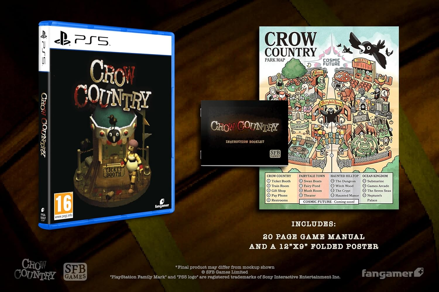 PS5 克羅之鄉 Crow Country 中/英/日文  (英文封面) PS5-2753