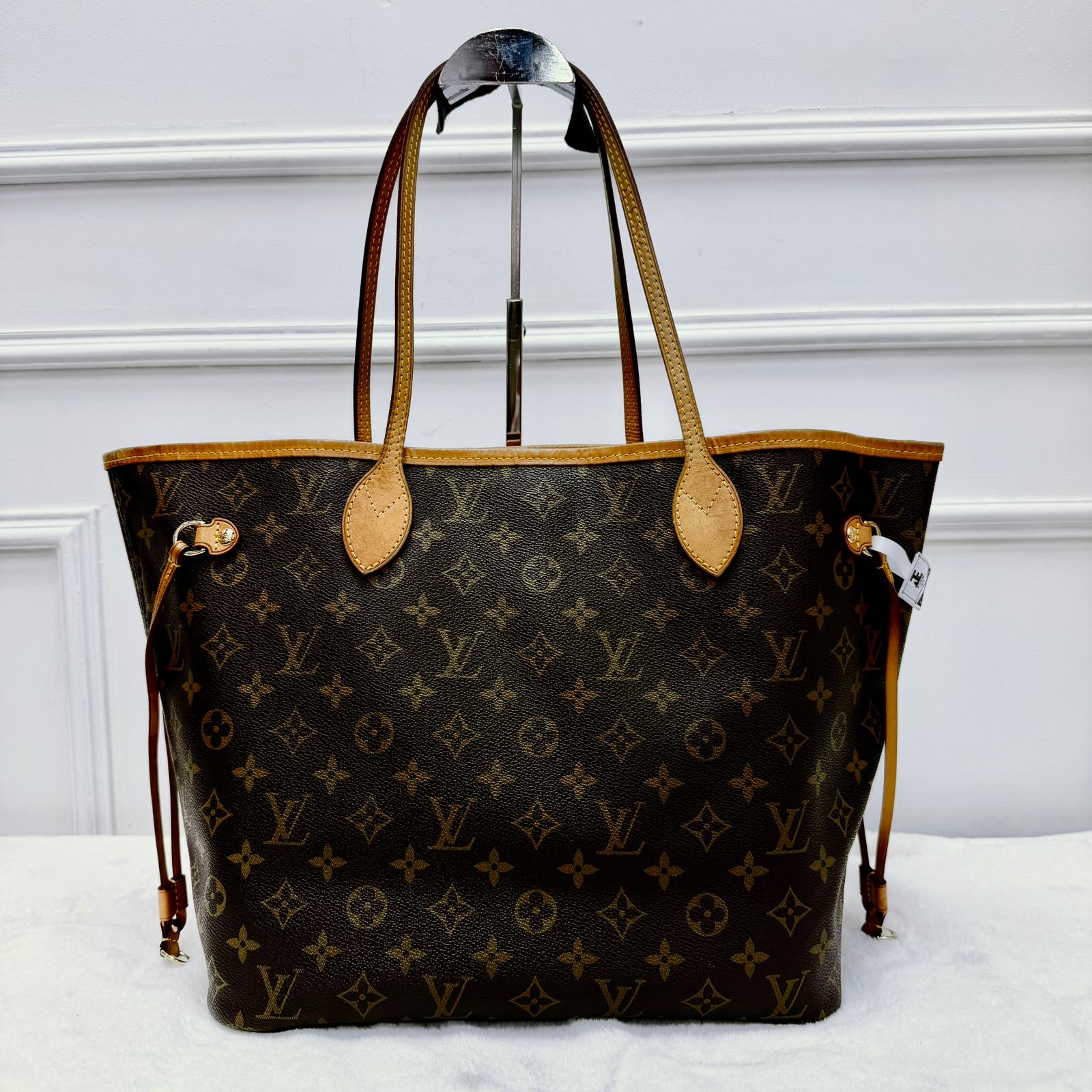 超抵價‼️經典中古老花LV Neverfull M'm