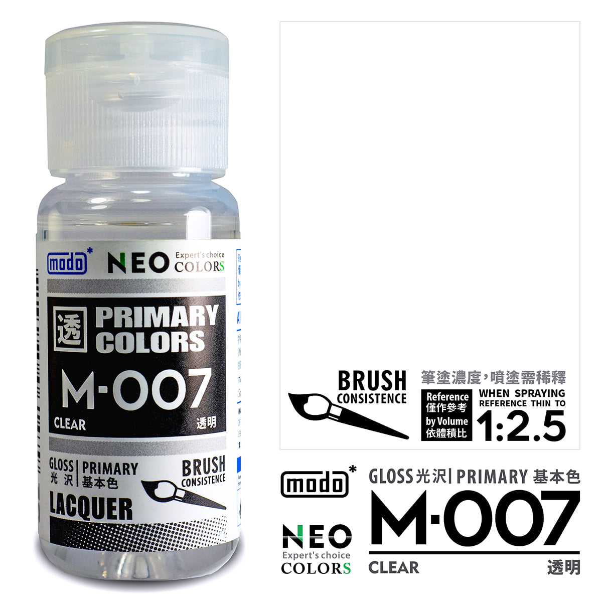 Modo M MK 保護漆 & 添加劑 M006 to M008, M030, MK05