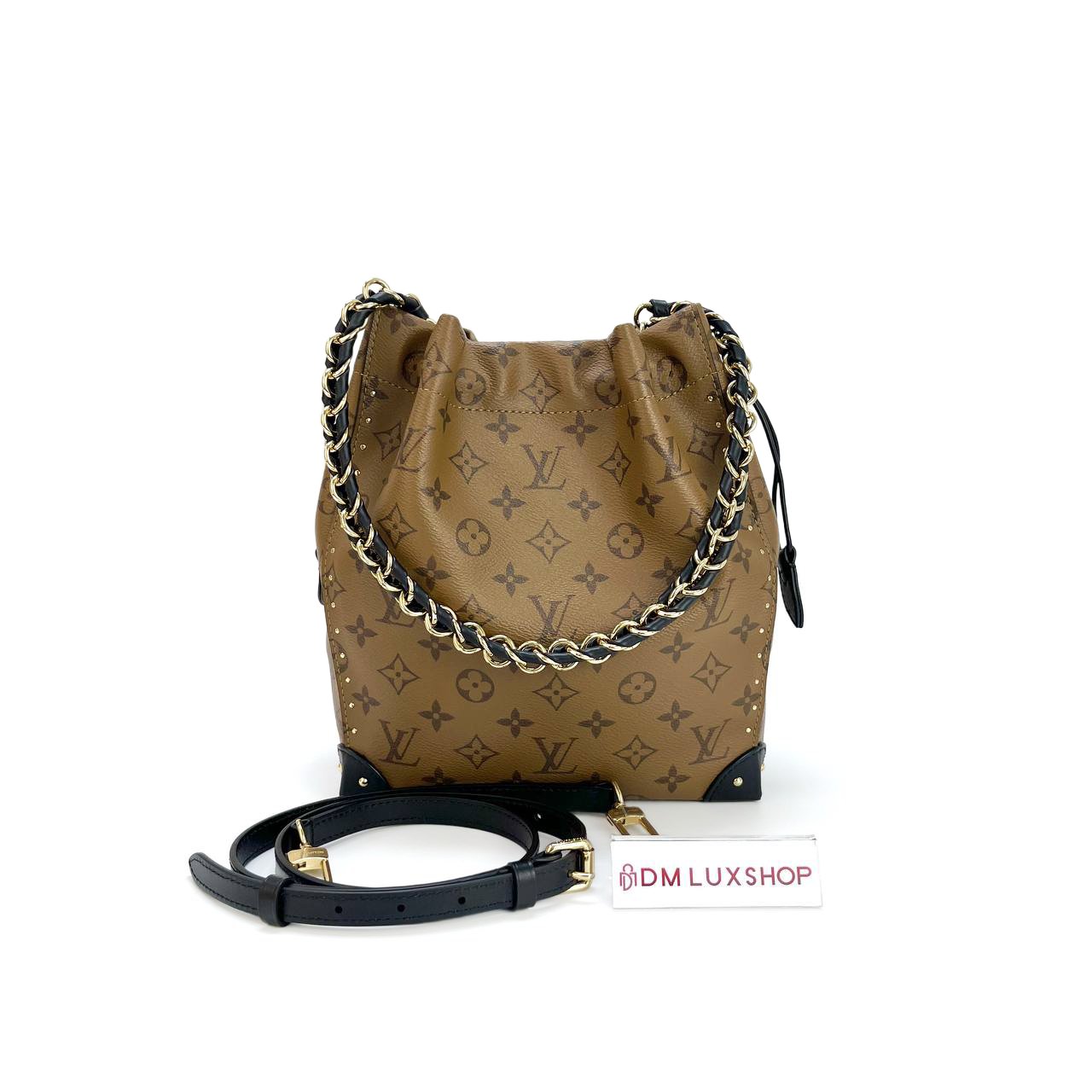 LV Monogram Reverse Noe Trunk PM GHW