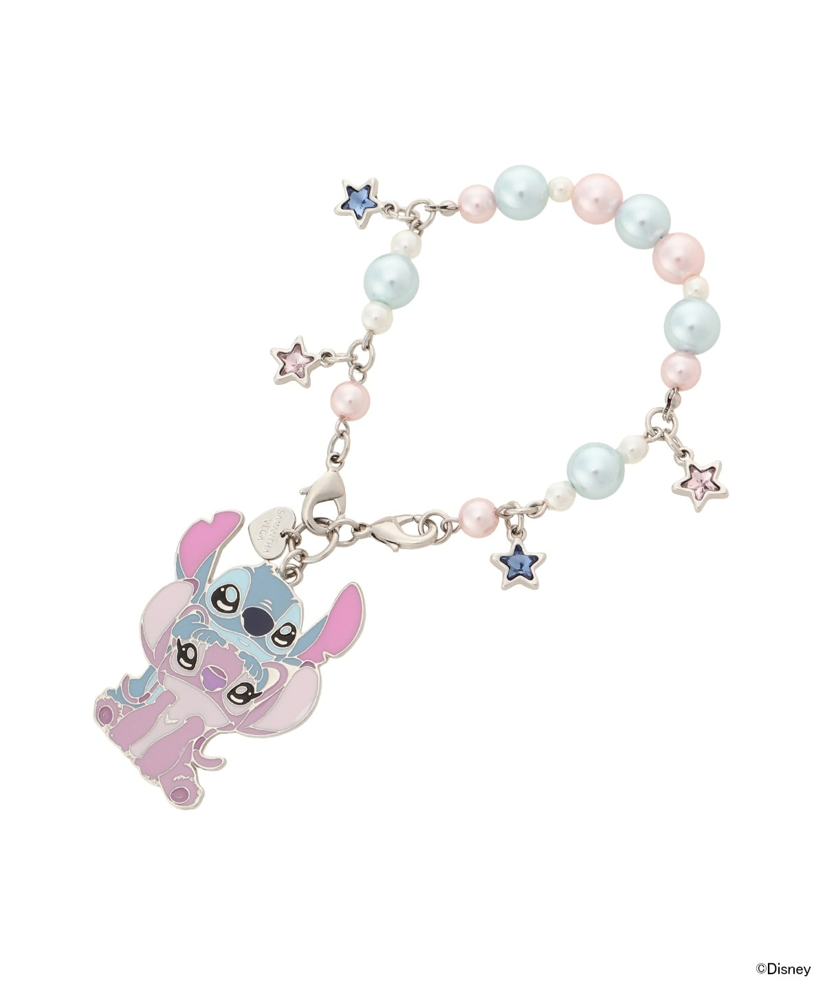 🌸 【預訂】SAMANTHAVEGA x Stitch - Stitch & Angel bag charm