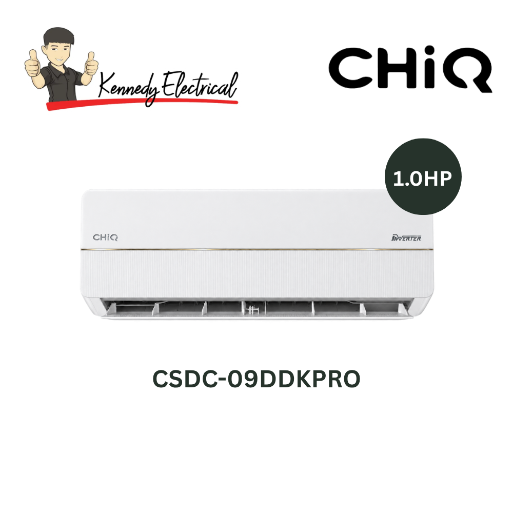 CHiQ 1.0HP R32 Inverter White Grace Air Conditioner (CSDC-09DDKPRO) 