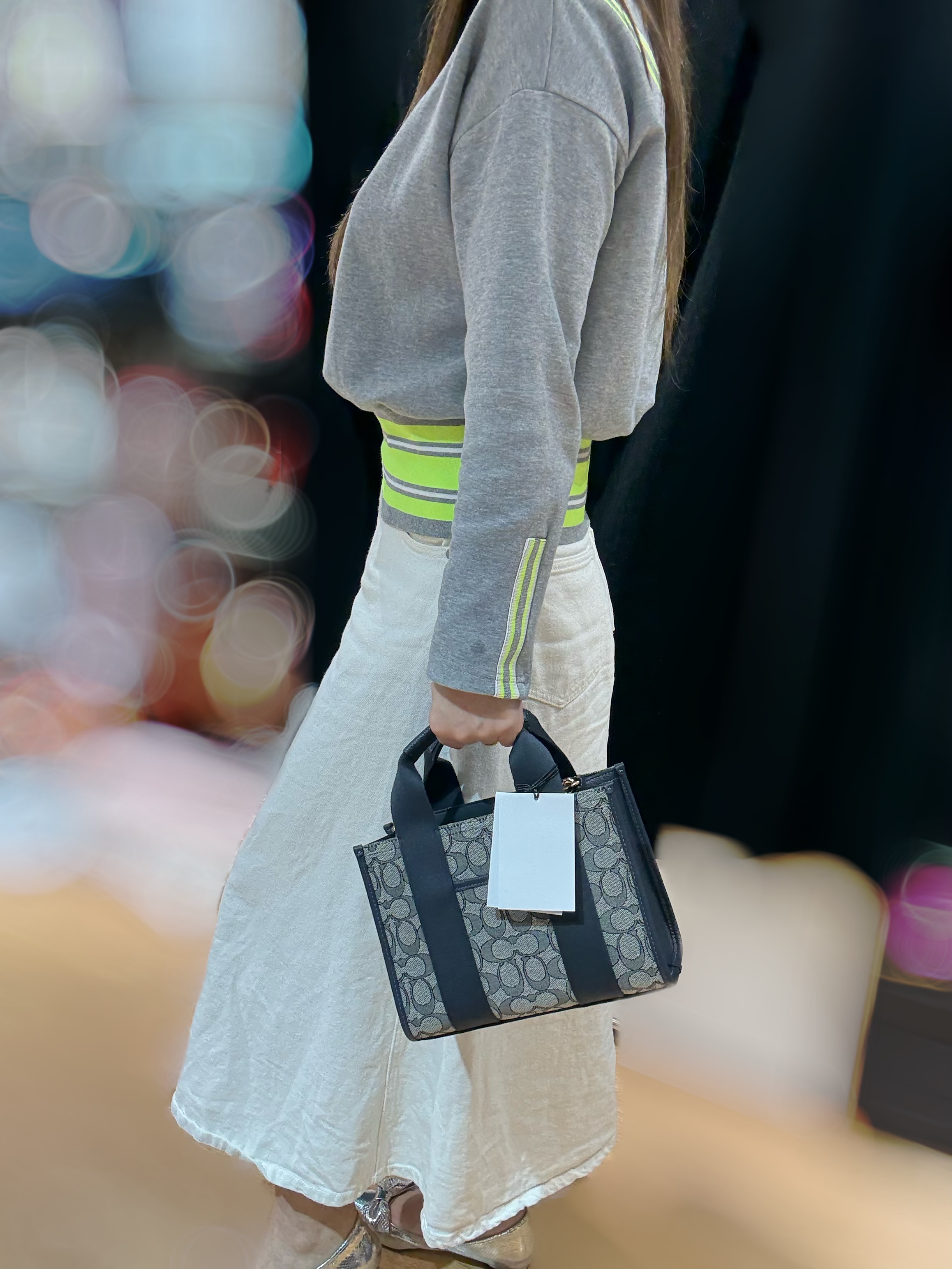 Coach Smith tote canvas/navy/m