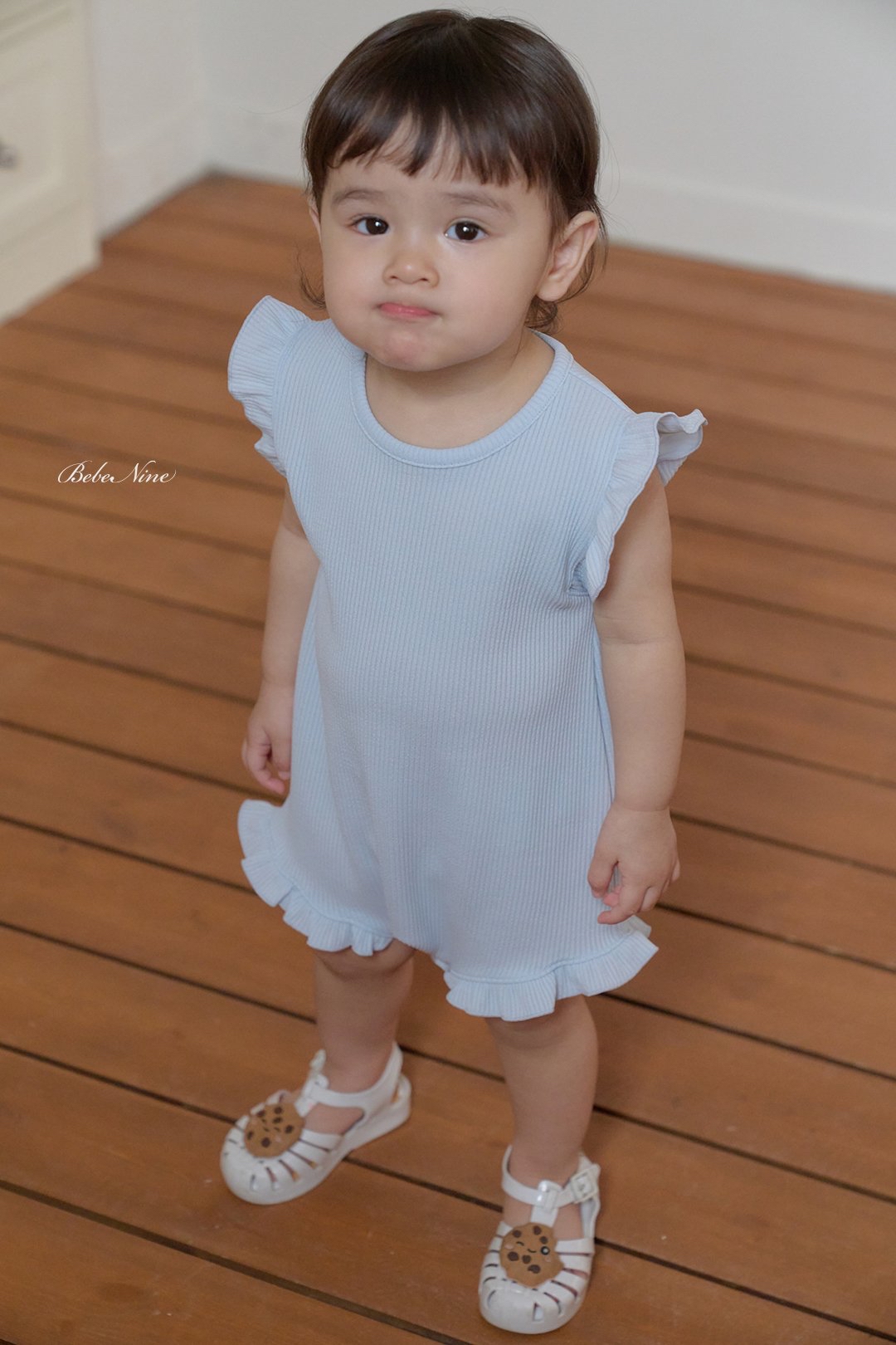 ☀️預訂 韓國直送☀️🇰🇷Bebenine三色荷葉邊無袖連身服