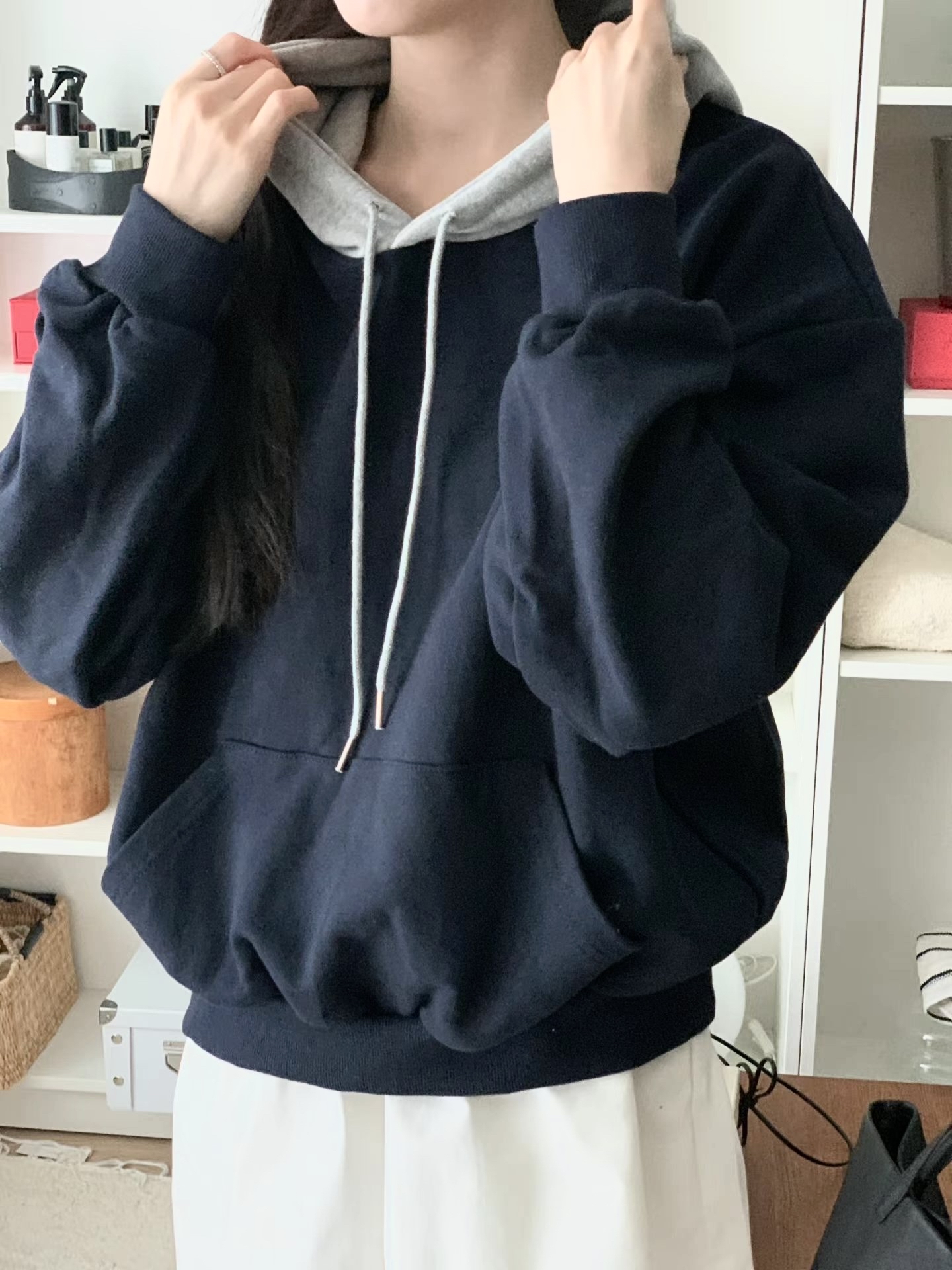 🍂Fall Pre order🍂 簡約純色有袋衛衣