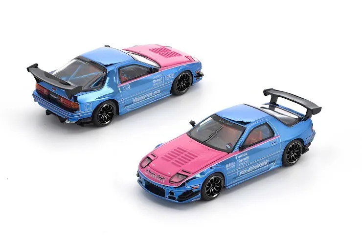 （預訂 Pre Order) POPRACE ( PR640592 ) MAZDA RX7 (FC3S) RE-AMEMIYA STREET7 CHROME