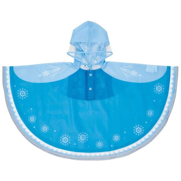 📢開團啦 約3月22日截單一次日本直送~新款迪士尼Elsa斗篷雨衣 90cm