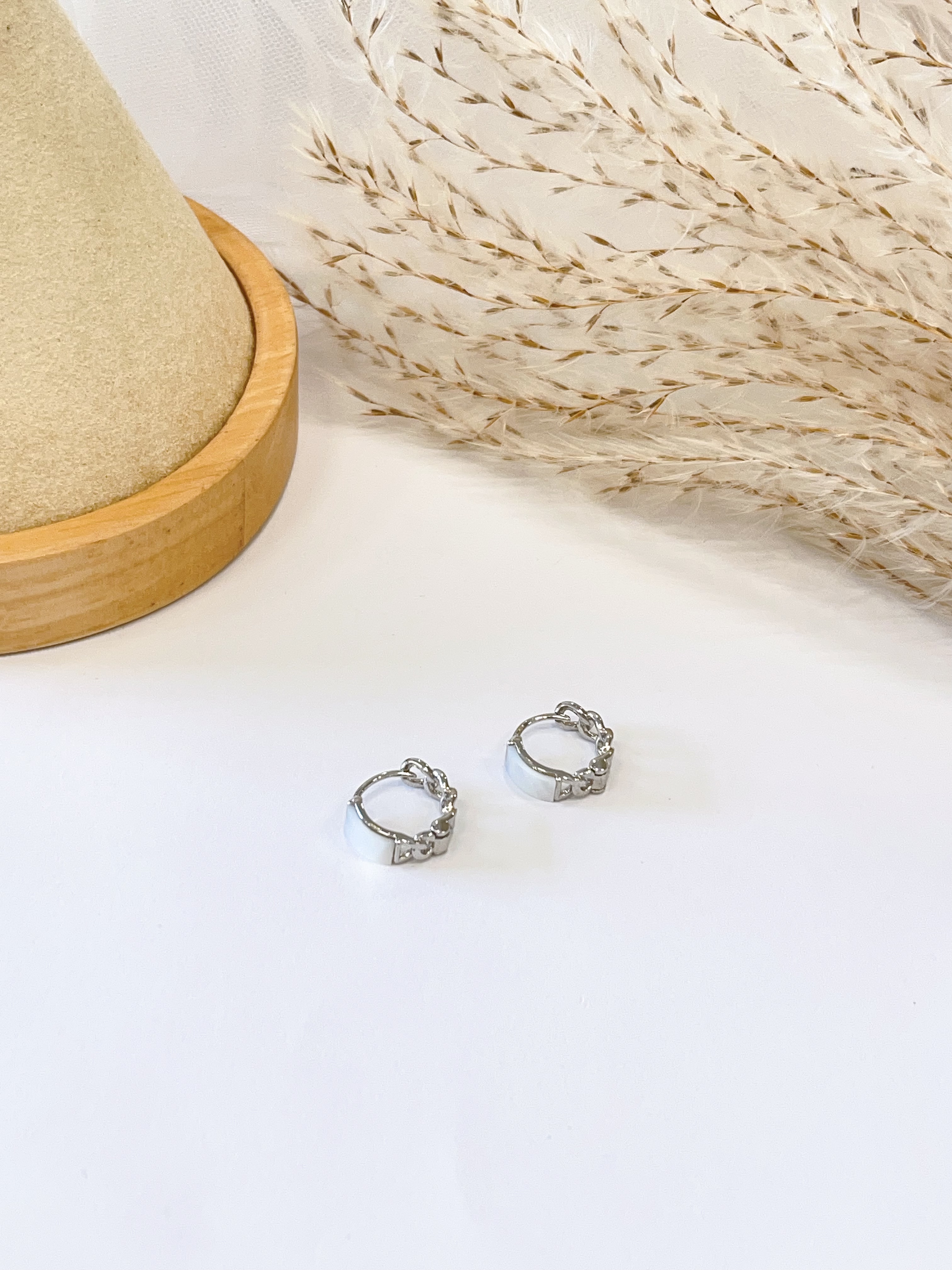 贝壳光个性设计耳扣耳环