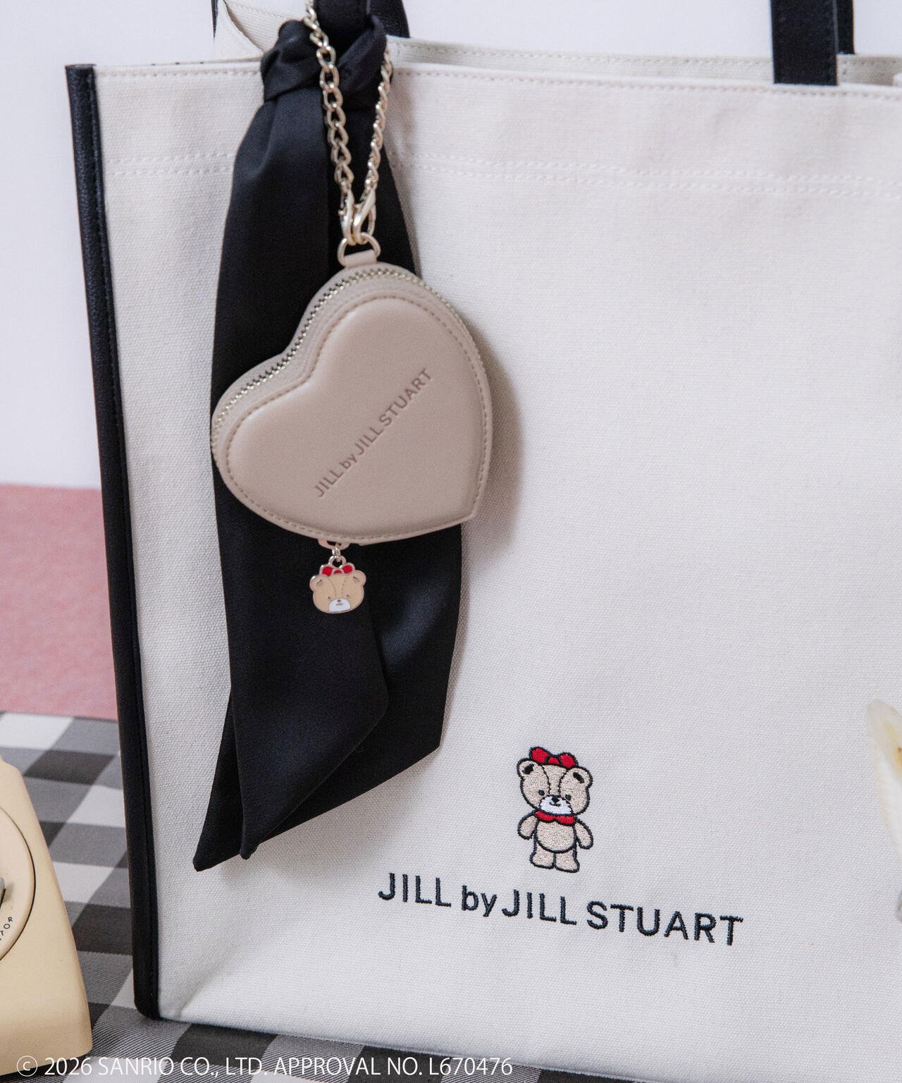 🎀【預訂】 JILL by JILL STUART Tiny Chum Collaboration Tote Bag Black