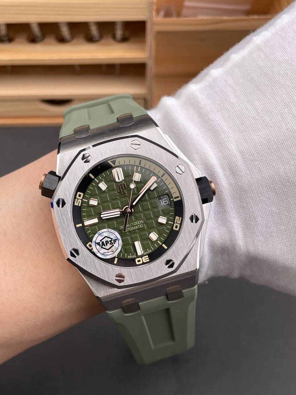 🚀皇家橡树15720 牛油果绿盘/42mm/4302机💯