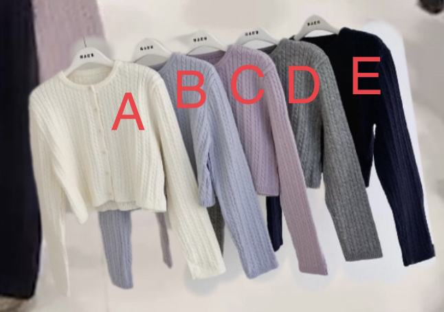 短身麻紋挺針織外套22/1 東大門檔口直播#ff2722