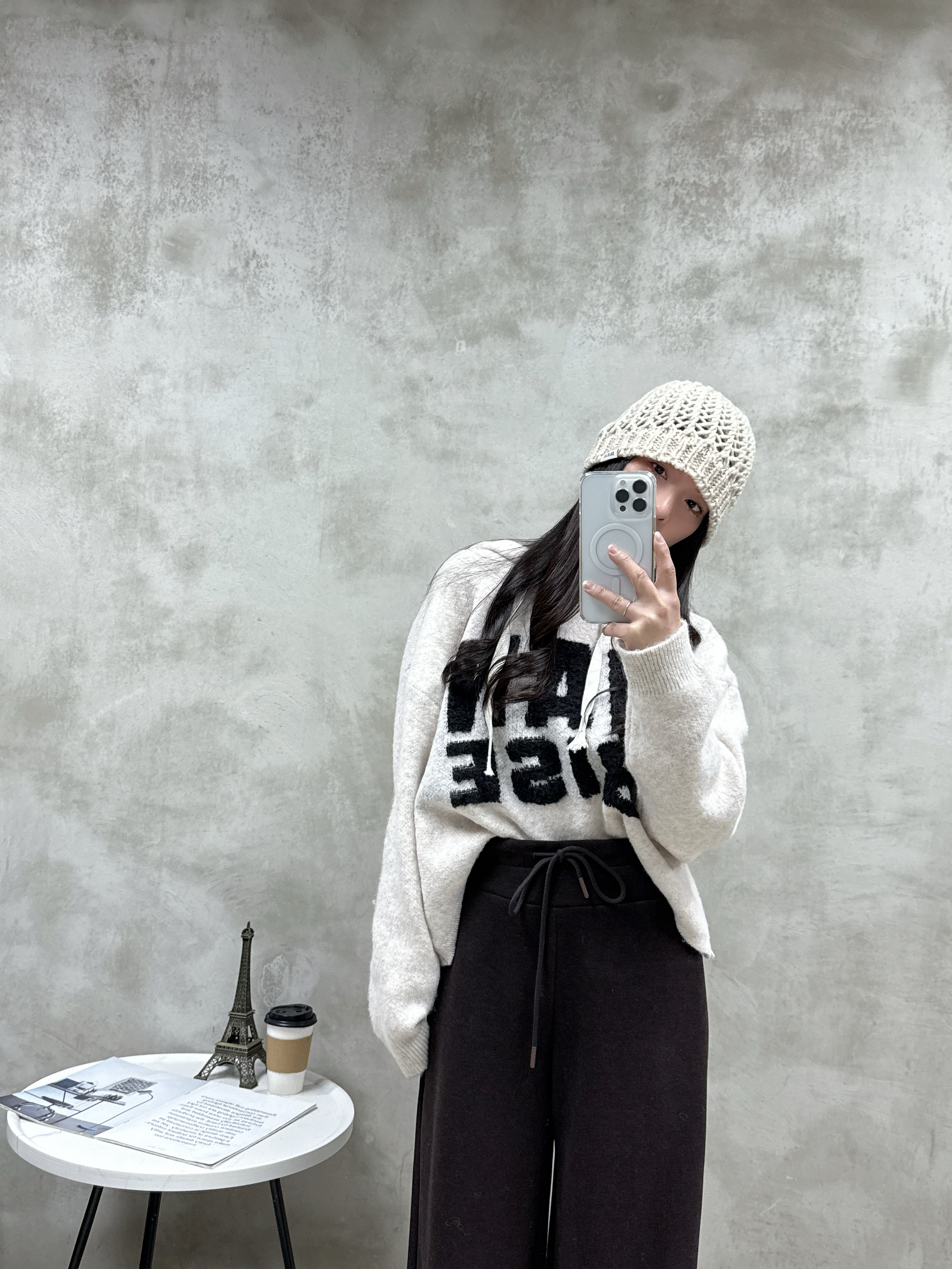 Q09 加高腰直身休閑褲