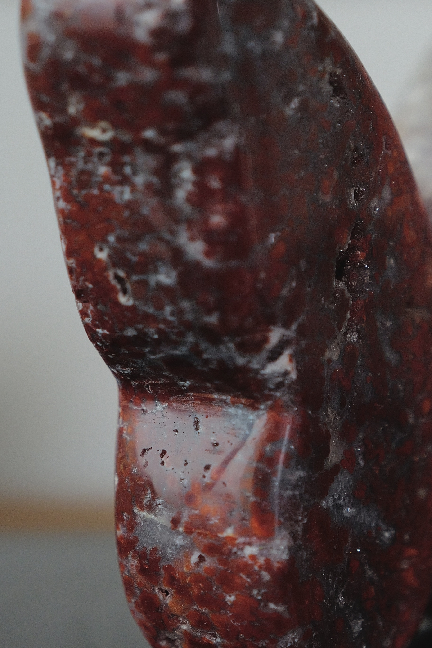 ꧁11.2cm RED JASPER BUTTERFLY ꧂JA.7048C3AG3A8-RA20*5em