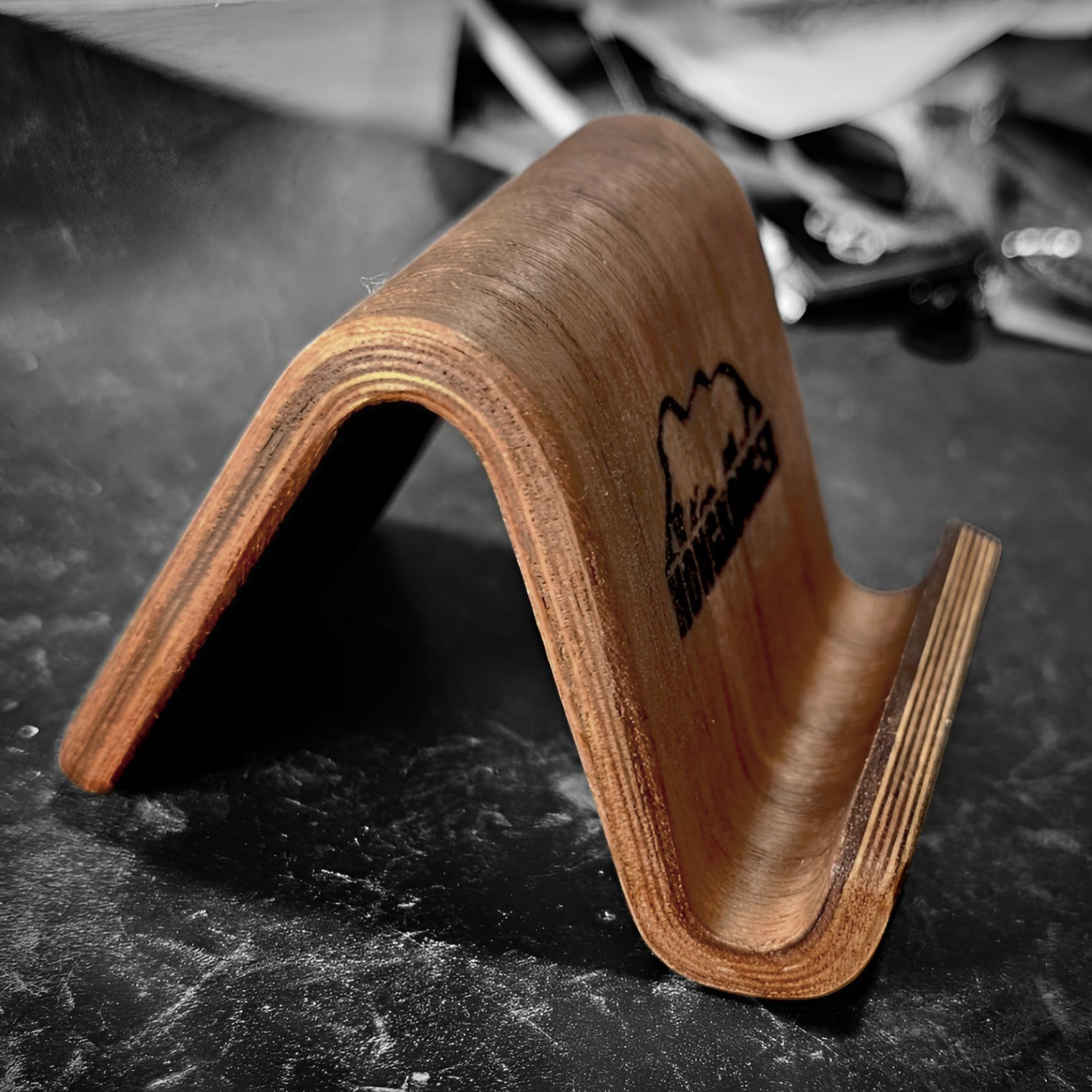 木製電話座（免費刻名）