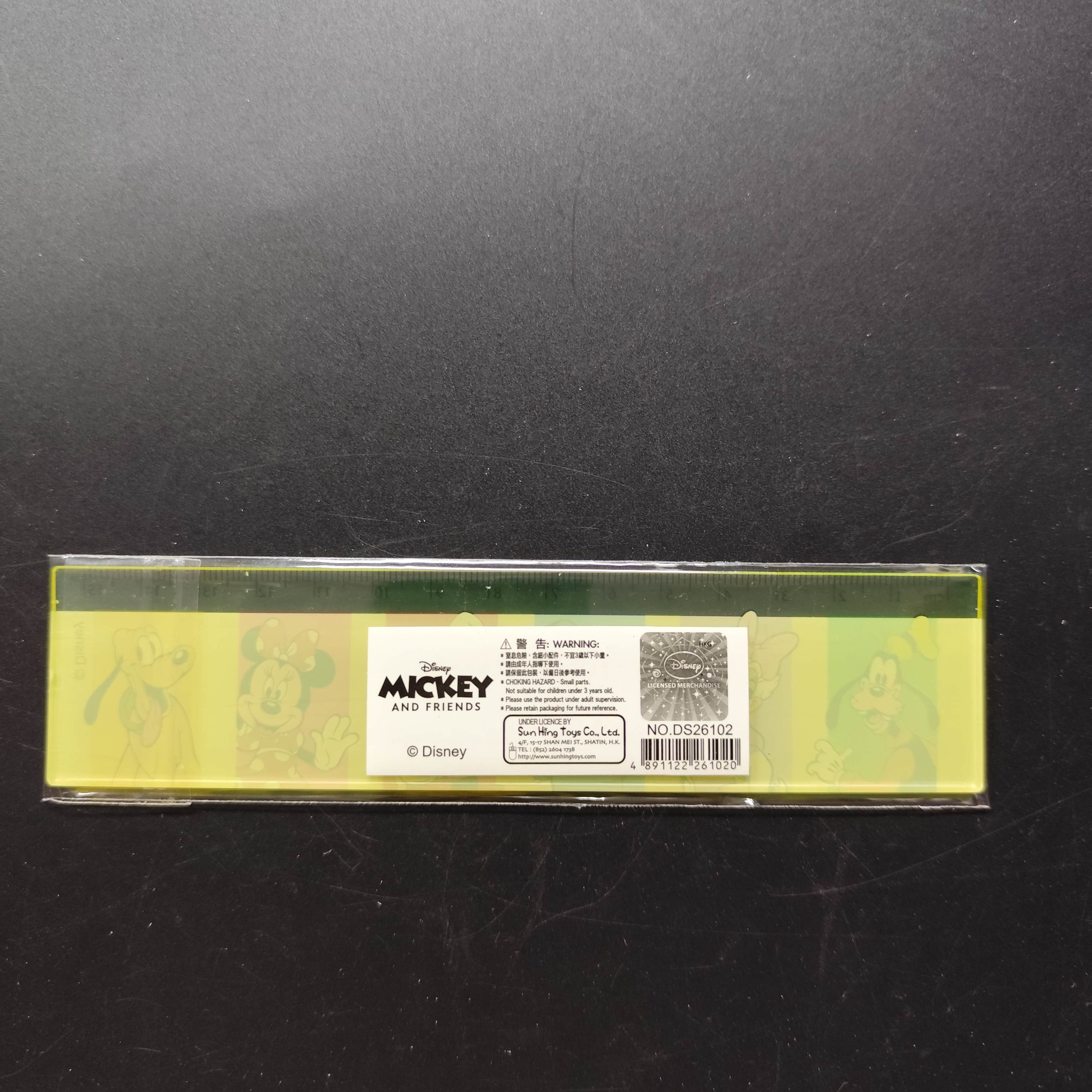 迪士尼 間尺 Mickey and Friends 米奇 米妮 唐老鴨 Donald Duck  黛西鴨 高飛 膠尺 [平行進口] AA07179