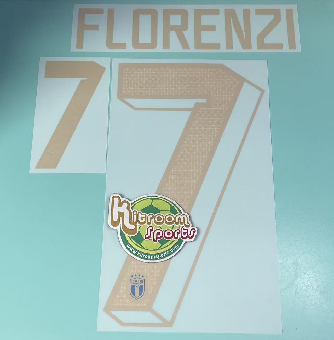 2022 Italy Home Nameset #7 FLORENZI