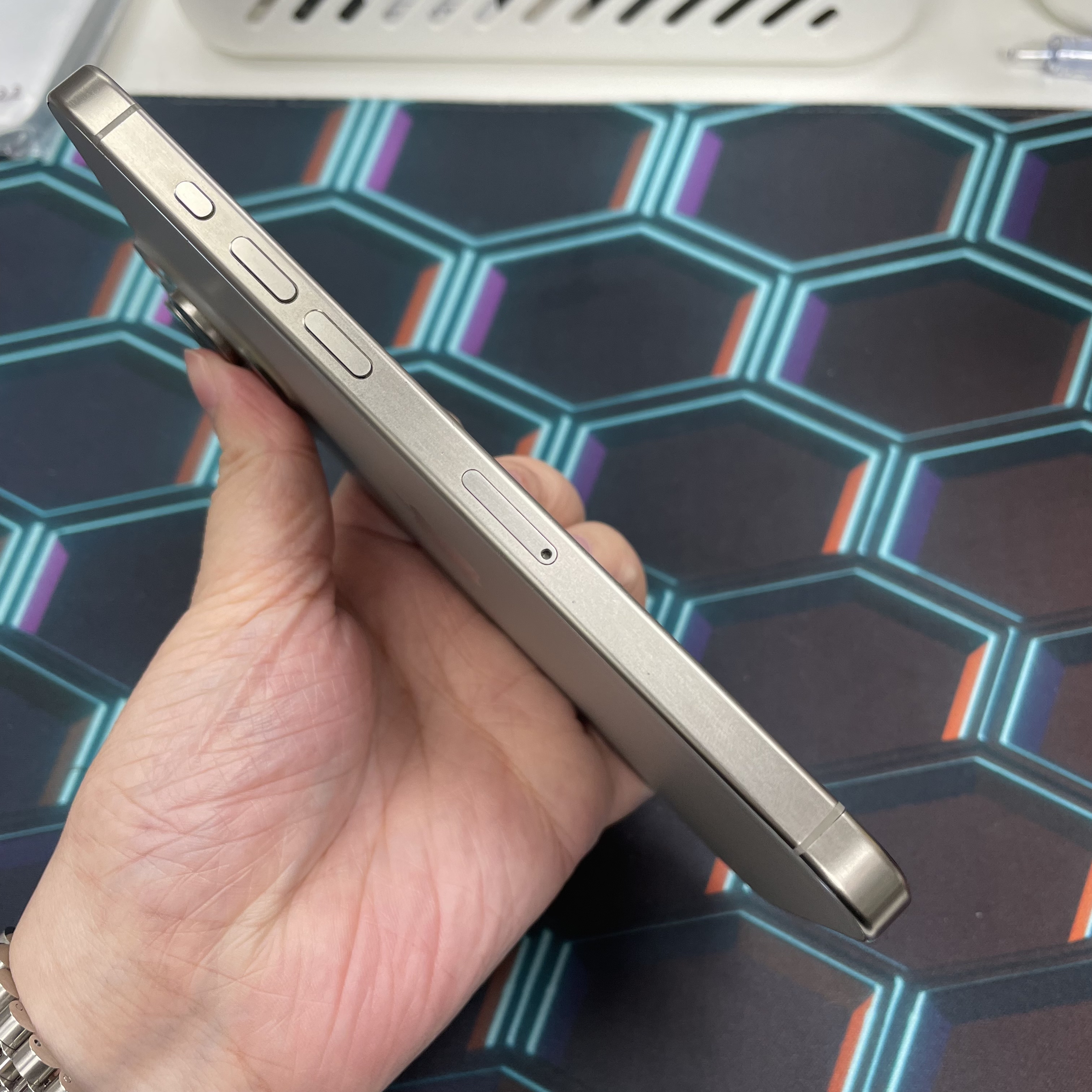 *6426 15 pro max 完美機 512GB 電100 原色 gray