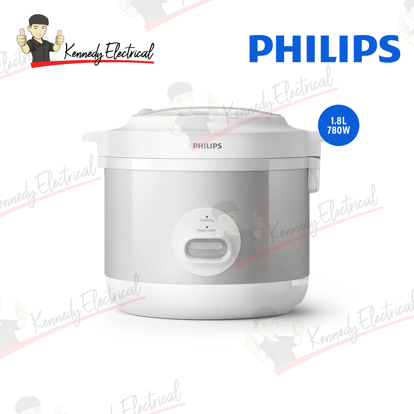 Philips 1000 Series 1.8L Automatic Rice Cooker (HD3008/30)