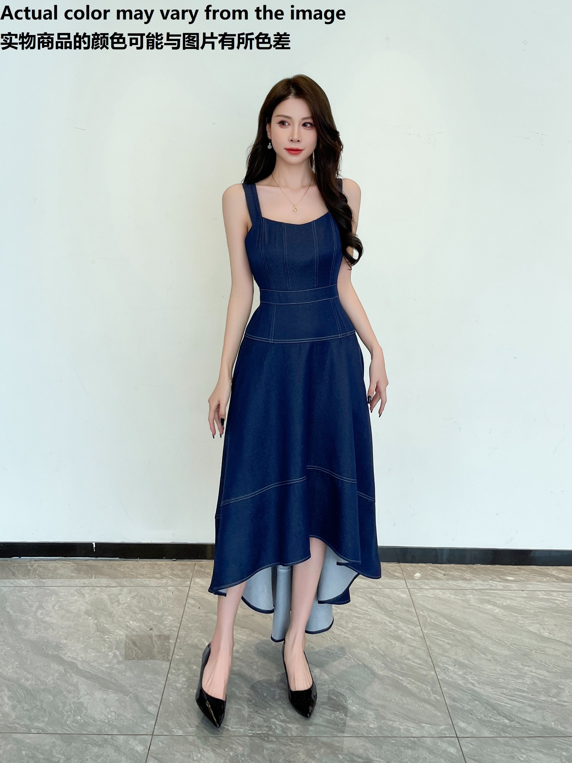 1370BD Aurelia Contour High-Low Dress