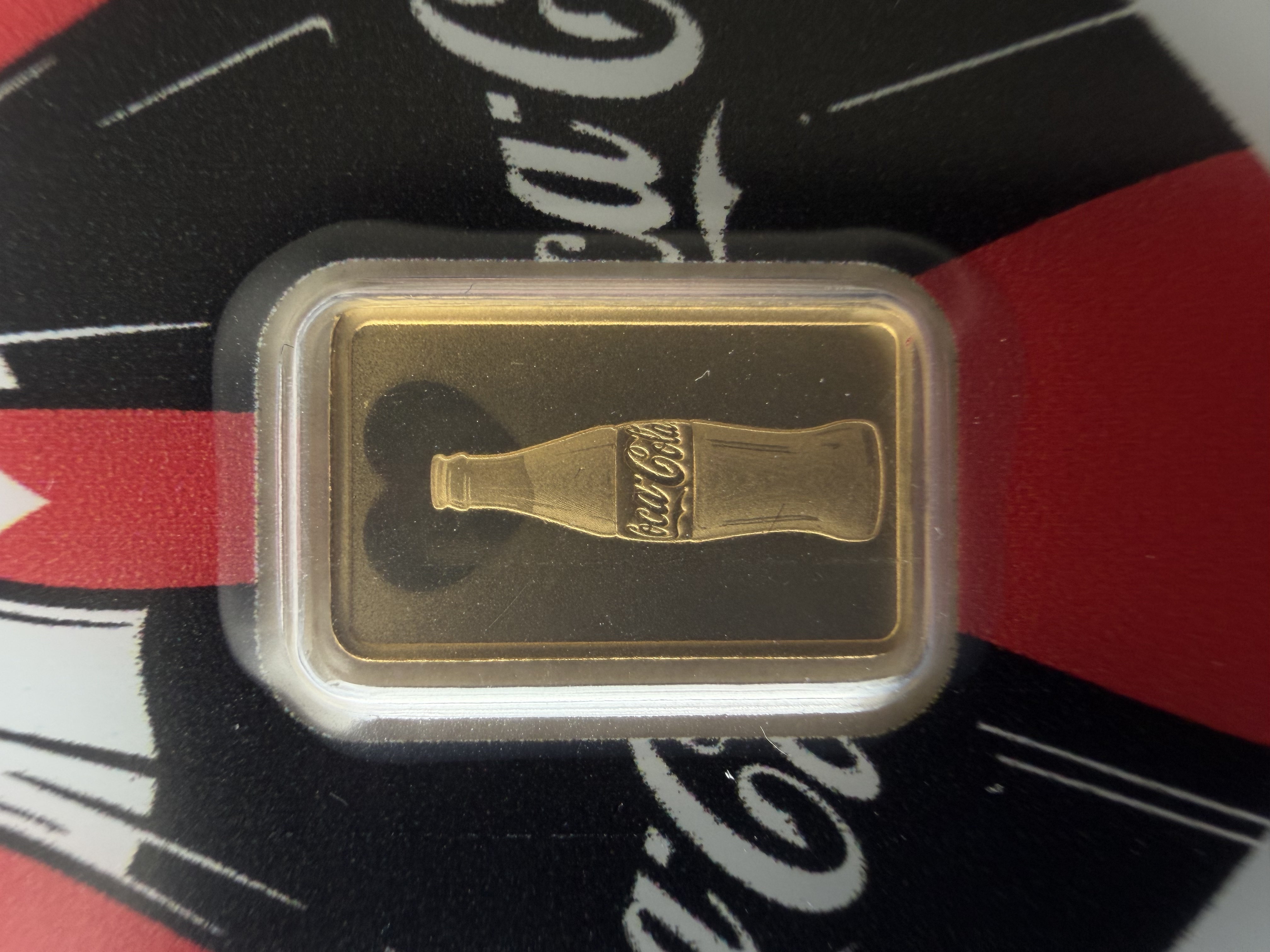 (SN:9977) PAMP Valentine’s Cola 1g 🇨🇭Swiss Fine Gold Bar Emas 999.9 with Sleeve 情人可乐