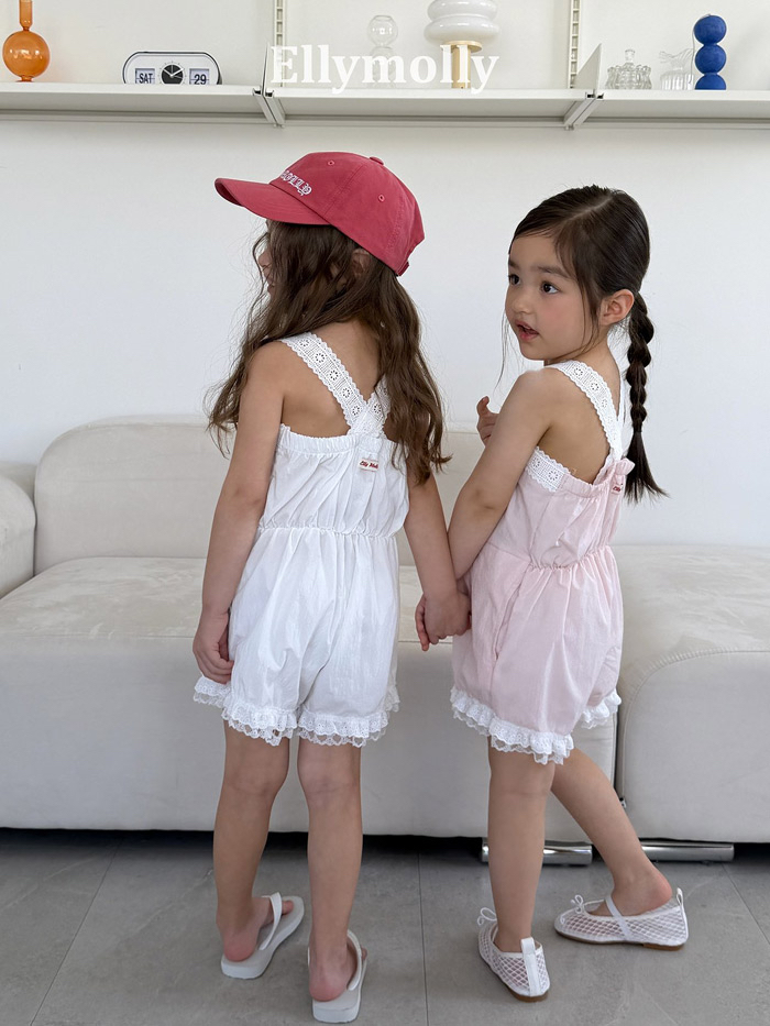 🇰🇷Ellymolly連身褲Ivory