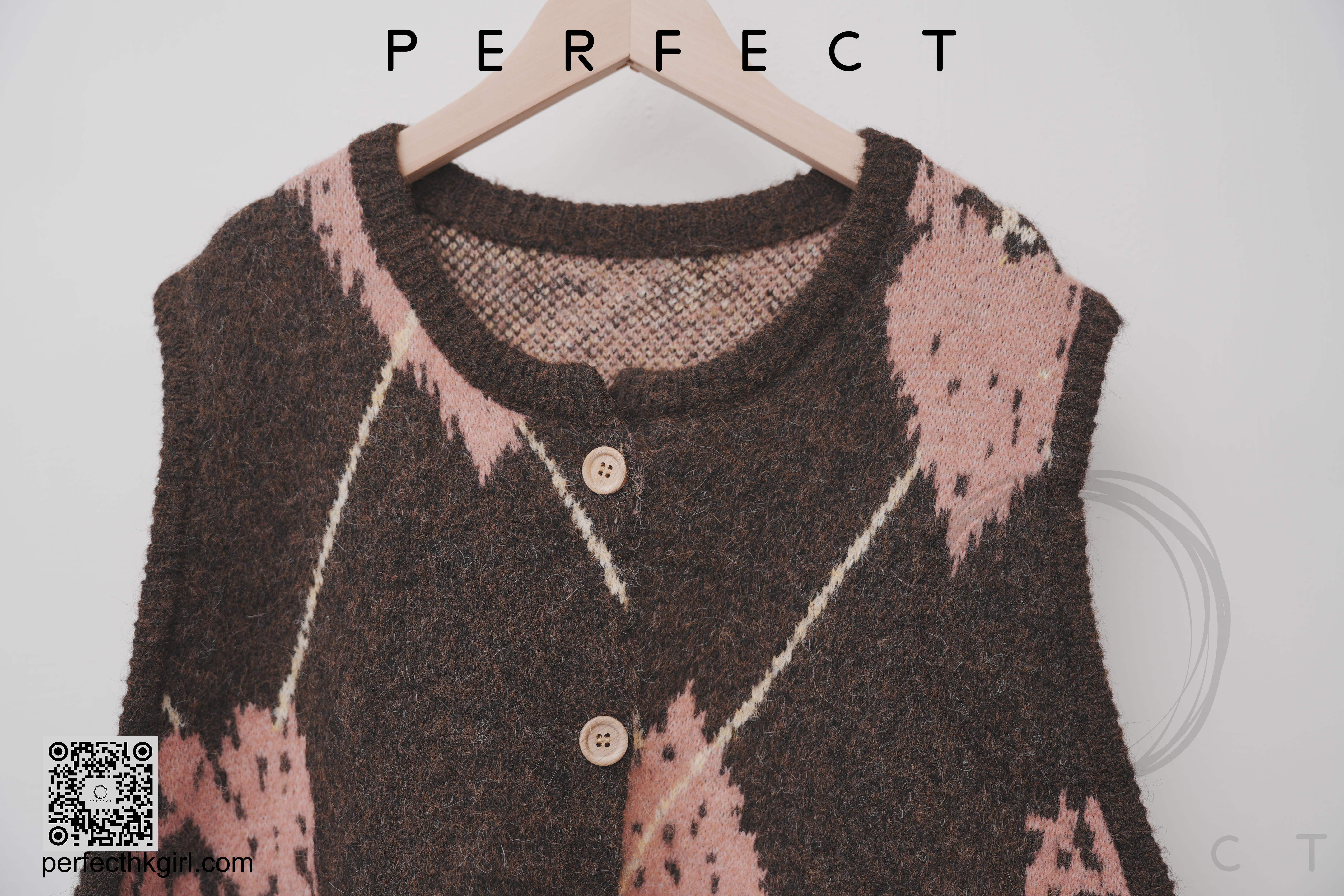 T0047_背心冷外套（耐看啡粉色）