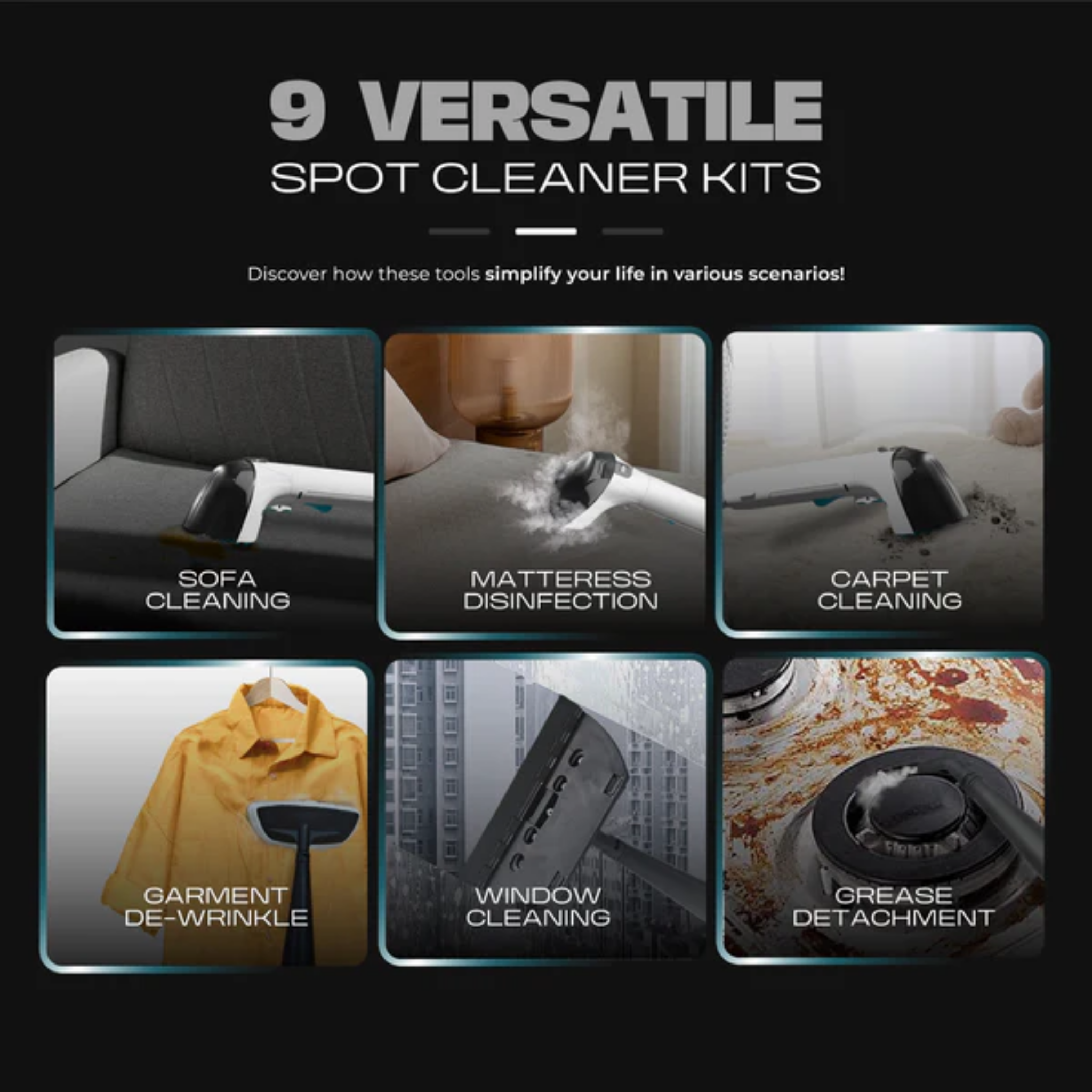 Russell Taylors Steam Power Spot Cleaner (SC30 PRO)