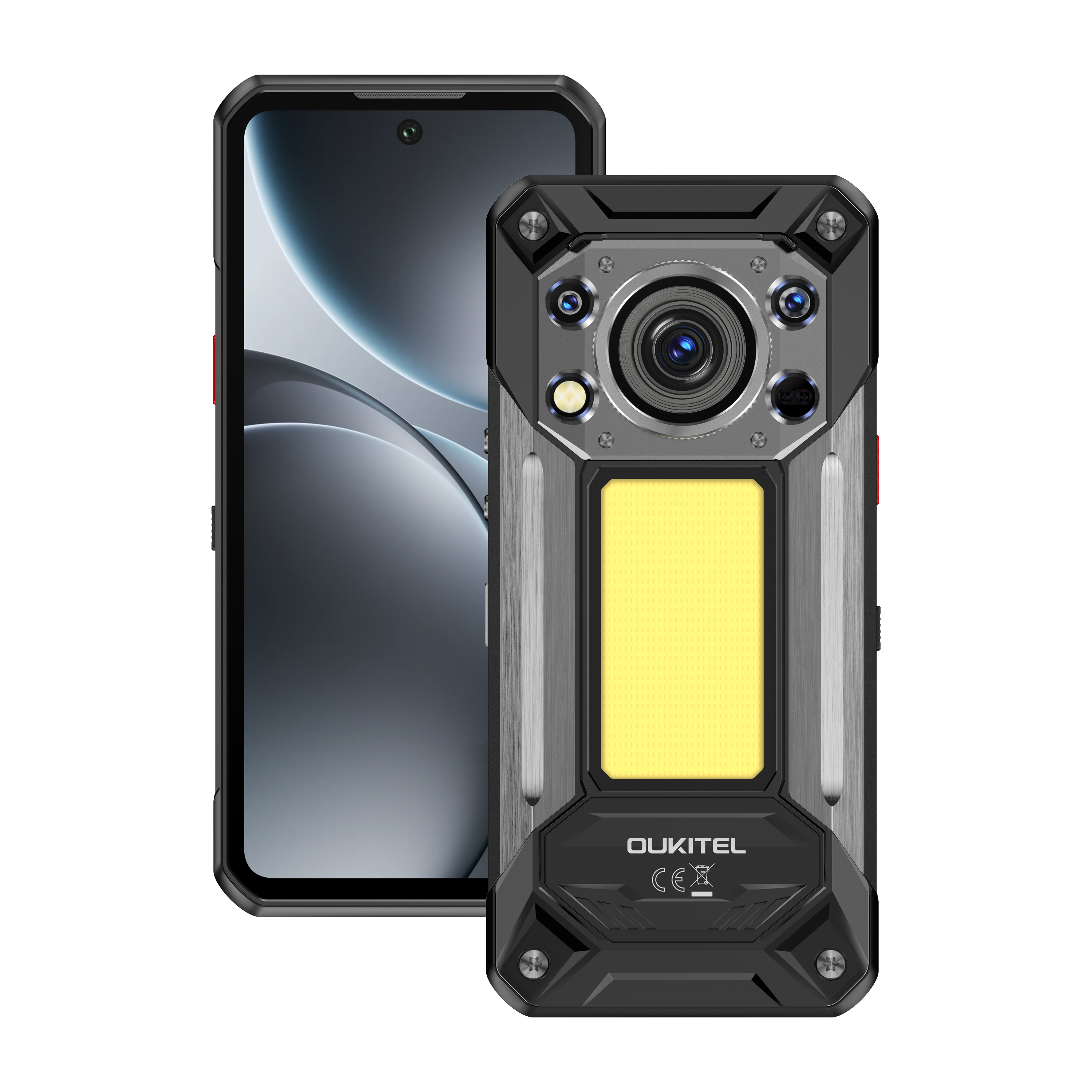OUKITEL WP500 5G | 6.8吋 120Hz 10000mAh 夜視 露營燈 WiFi6 雙頻GPS AI助手 三防手機 Rugged Phone