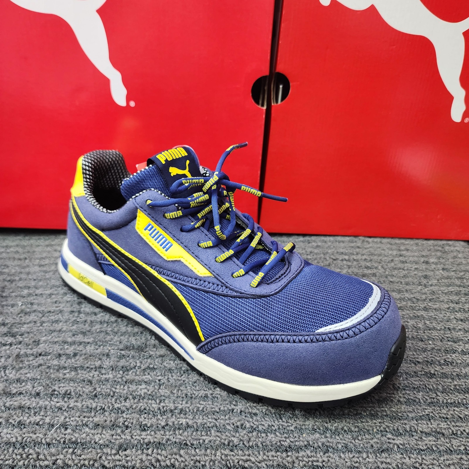 PUMA Safety 64.471.0 Rider Blue Low Cut Electrical Hazard EH Lace 644710 