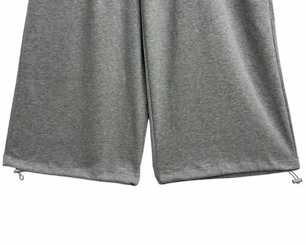 Folded Waist Wide Leg Cargos