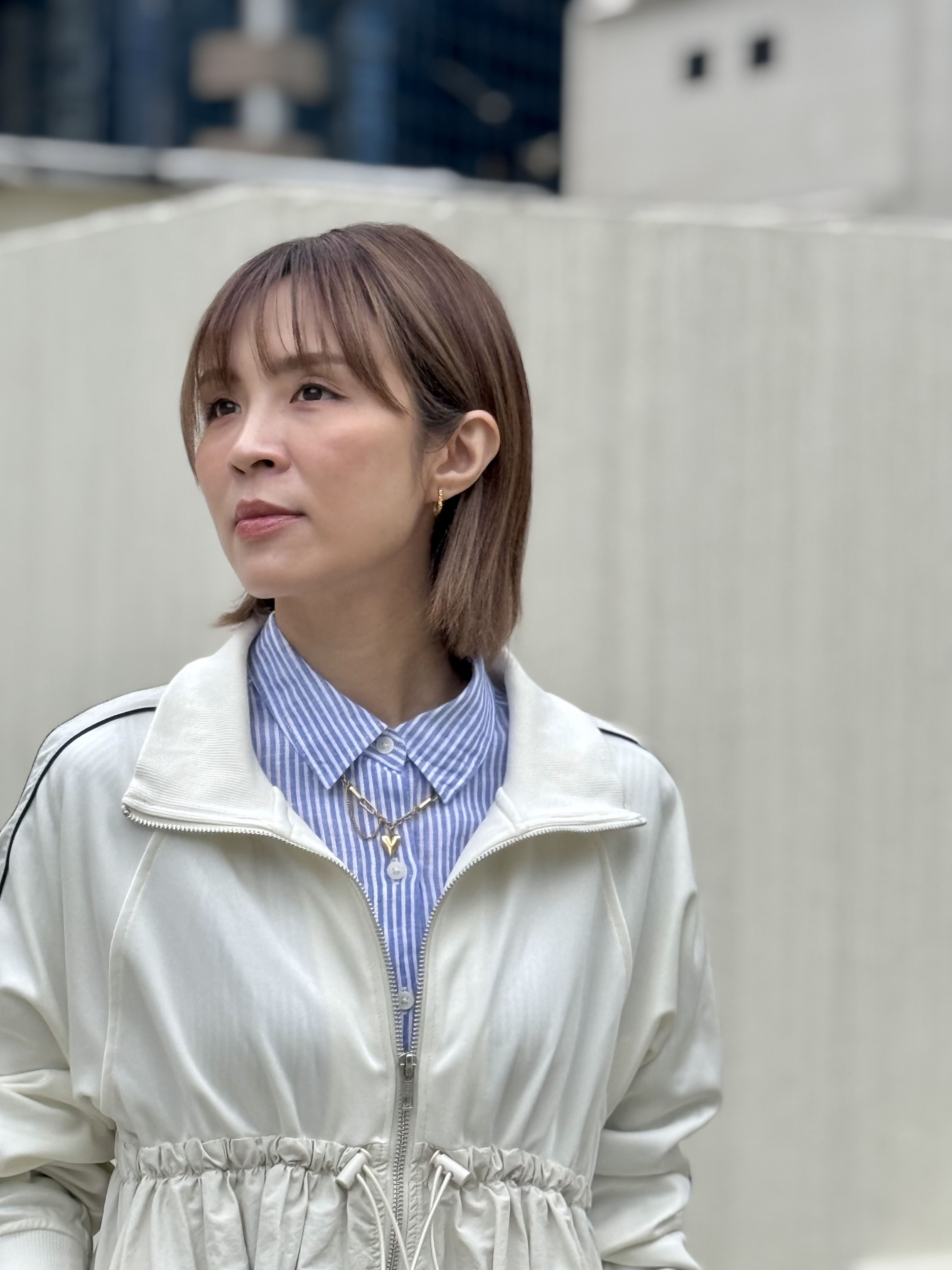 Gold heart stainless necklace