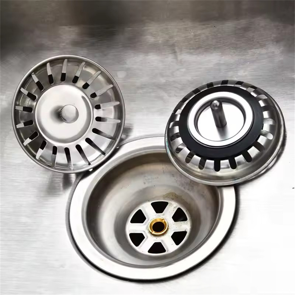 廚房洗碗池水池塞 不鏽鋼升級加厚慮蓋 UA0531