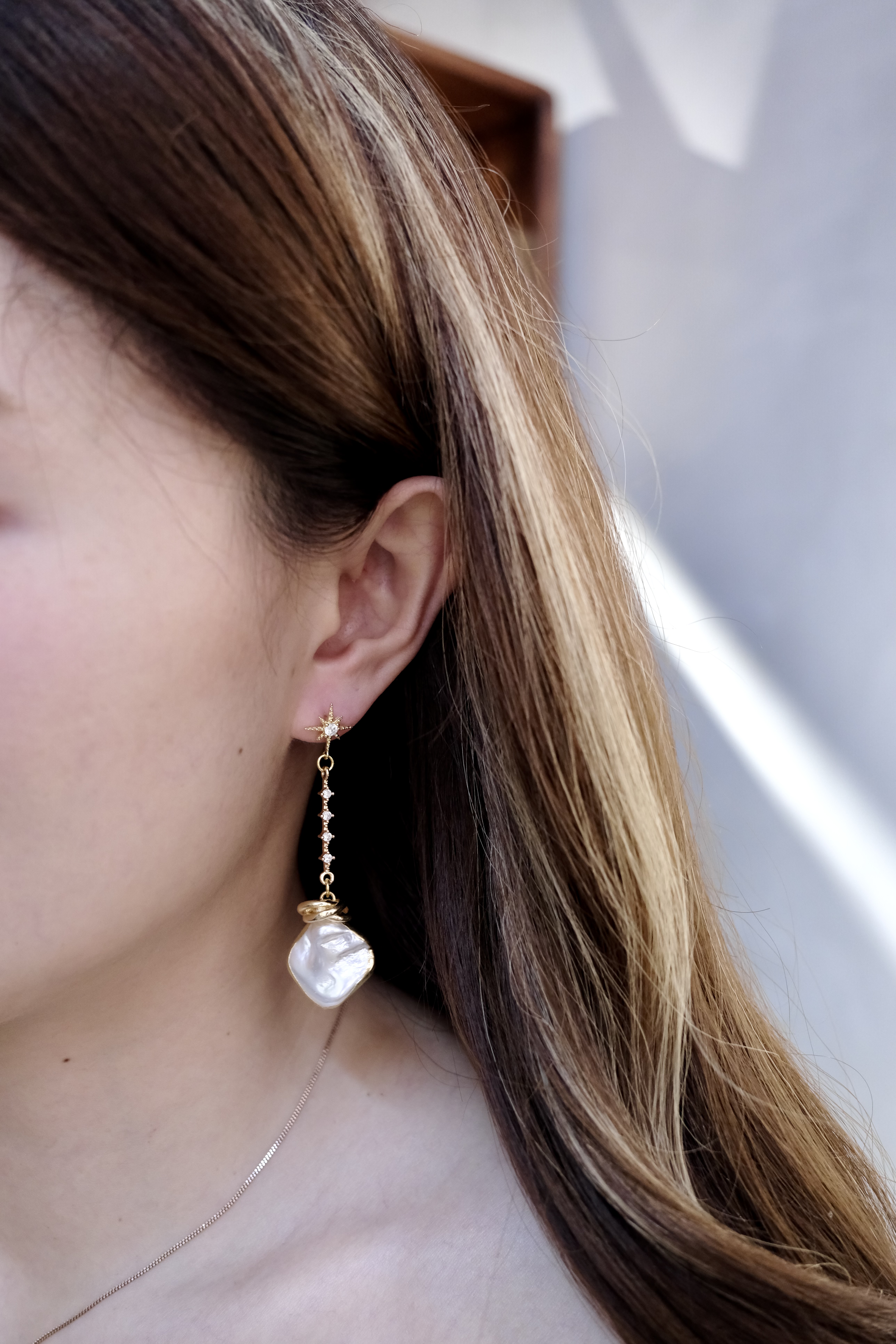 金石流星耳環🌠