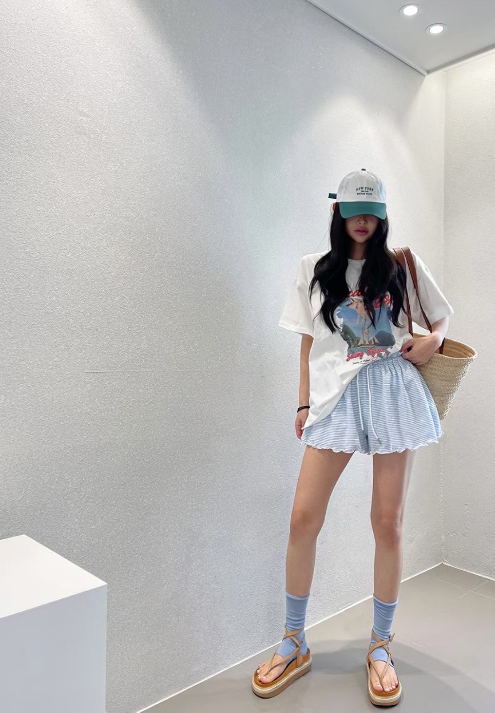 🇰🇷東大門女裝 | stripe shorts