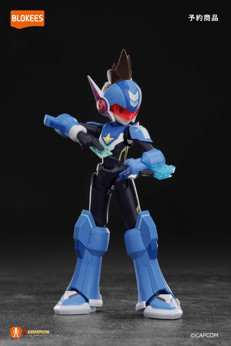 (行版) Blokees 布魯可 [超越版] CC01 Rockman 流星洛克人 模型 Mega Man Champion Class: Shooting Star