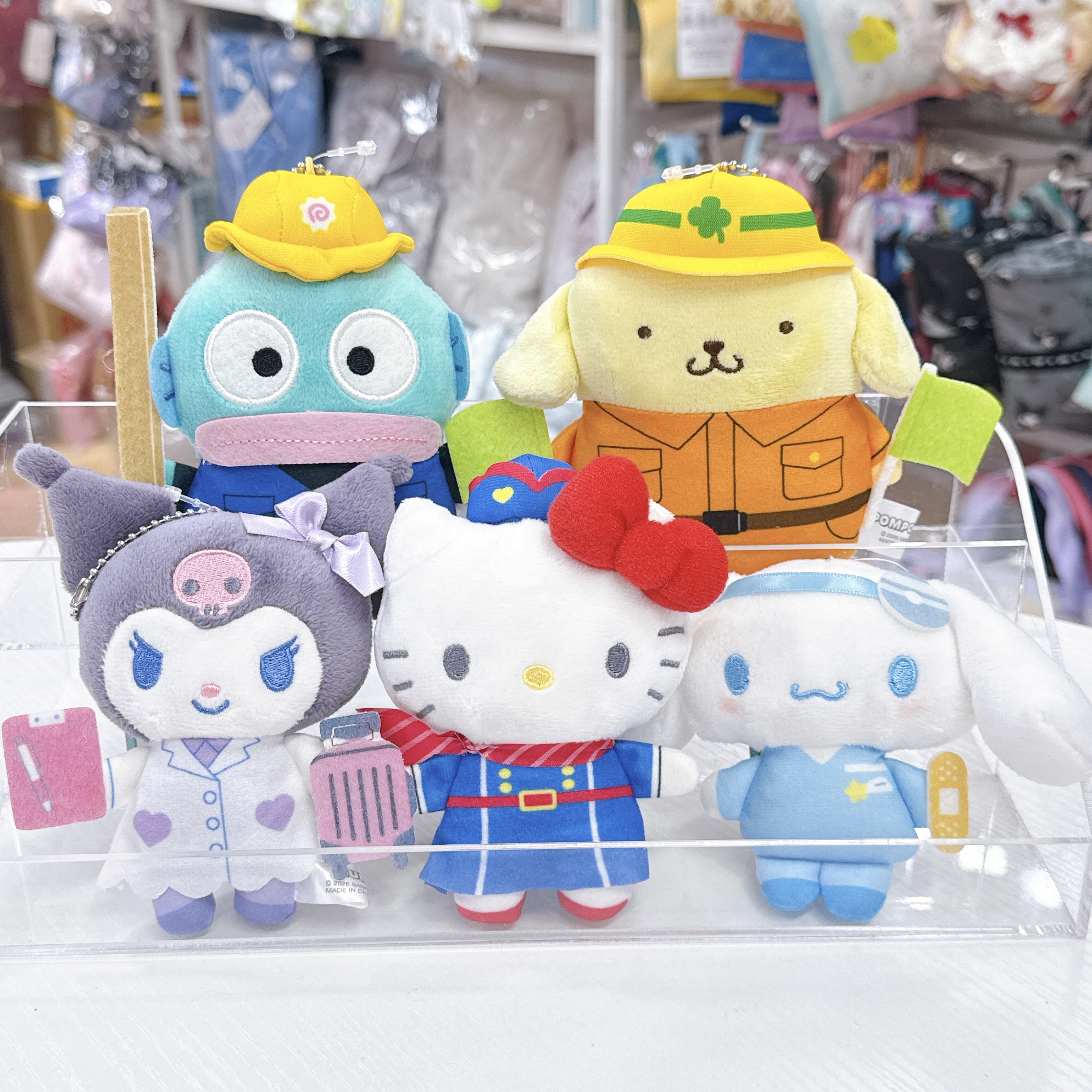 日本版Sanrio職業系列公仔掛飾