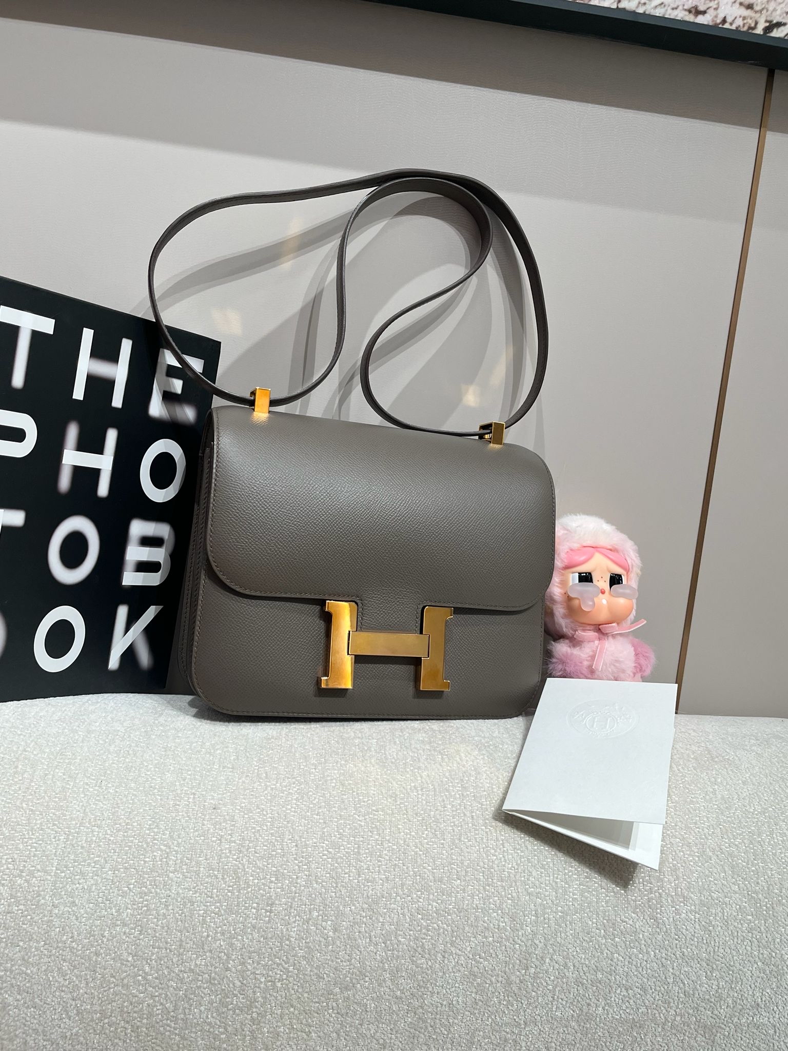 Hermes constance 24,STAMP D,ETAIN,100%Authentic, 98% new  ✅專門店收據✅Dust bag✅Box